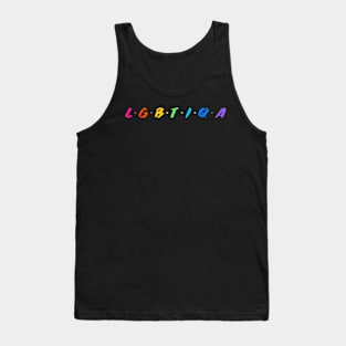 L.G.B.T.I.Q.A - Rainbow Tank Top